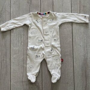 Magnetic Me stork onesie